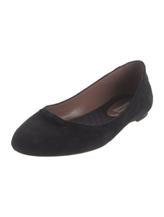 Tabitha Simmons Suede Ballet Flats