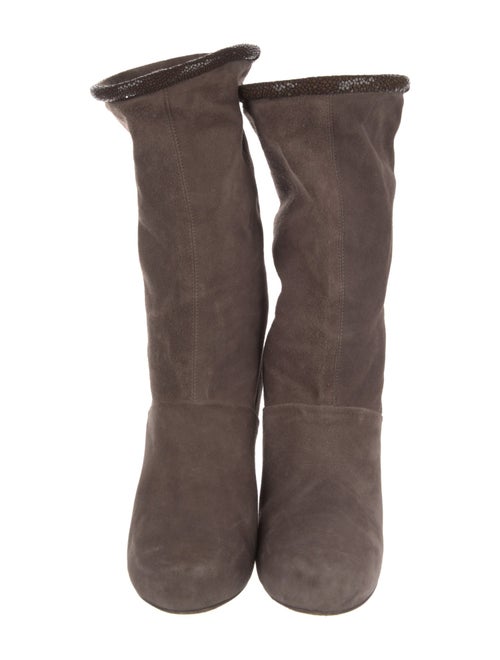 Tabitha Simmons Suede Slouch Boots
