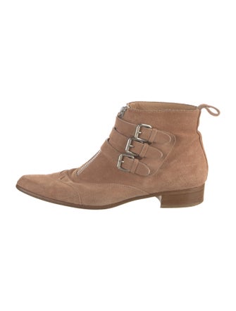Tabitha Simmons Suede Lace-Up Boots