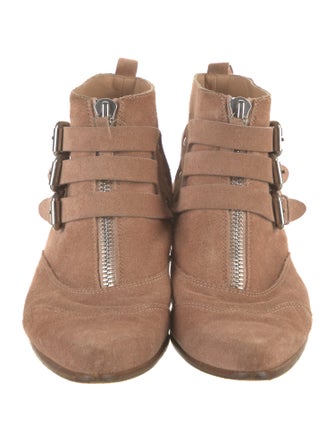 Tabitha Simmons Suede Lace-Up Boots