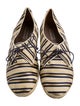 Tabitha Simmons Satin Striped Espadrilles