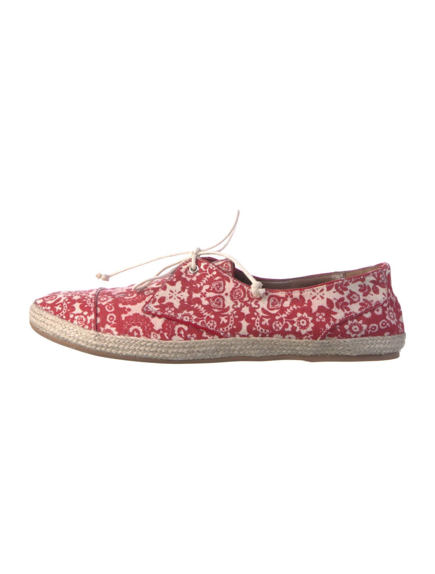 Tabitha Simmons Canvas Floral Print Espadrilles