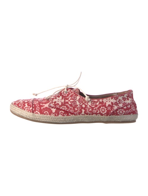 Tabitha Simmons Canvas Floral Print Espadrilles