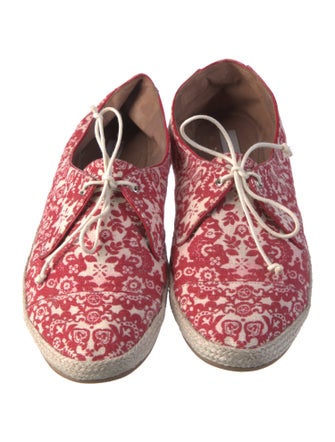 Tabitha Simmons Canvas Floral Print Espadrilles
