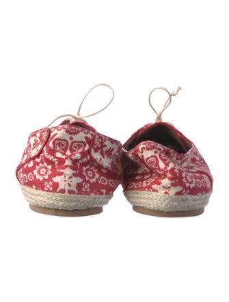Tabitha Simmons Canvas Floral Print Espadrilles