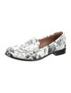 Tabitha Simmons Leather Printed Loafers