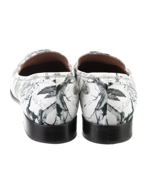 Tabitha Simmons Leather Printed Loafers