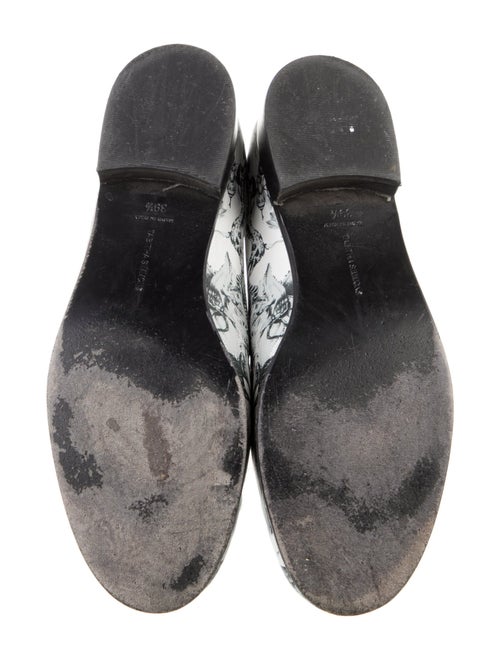 Tabitha Simmons Leather Printed Loafers