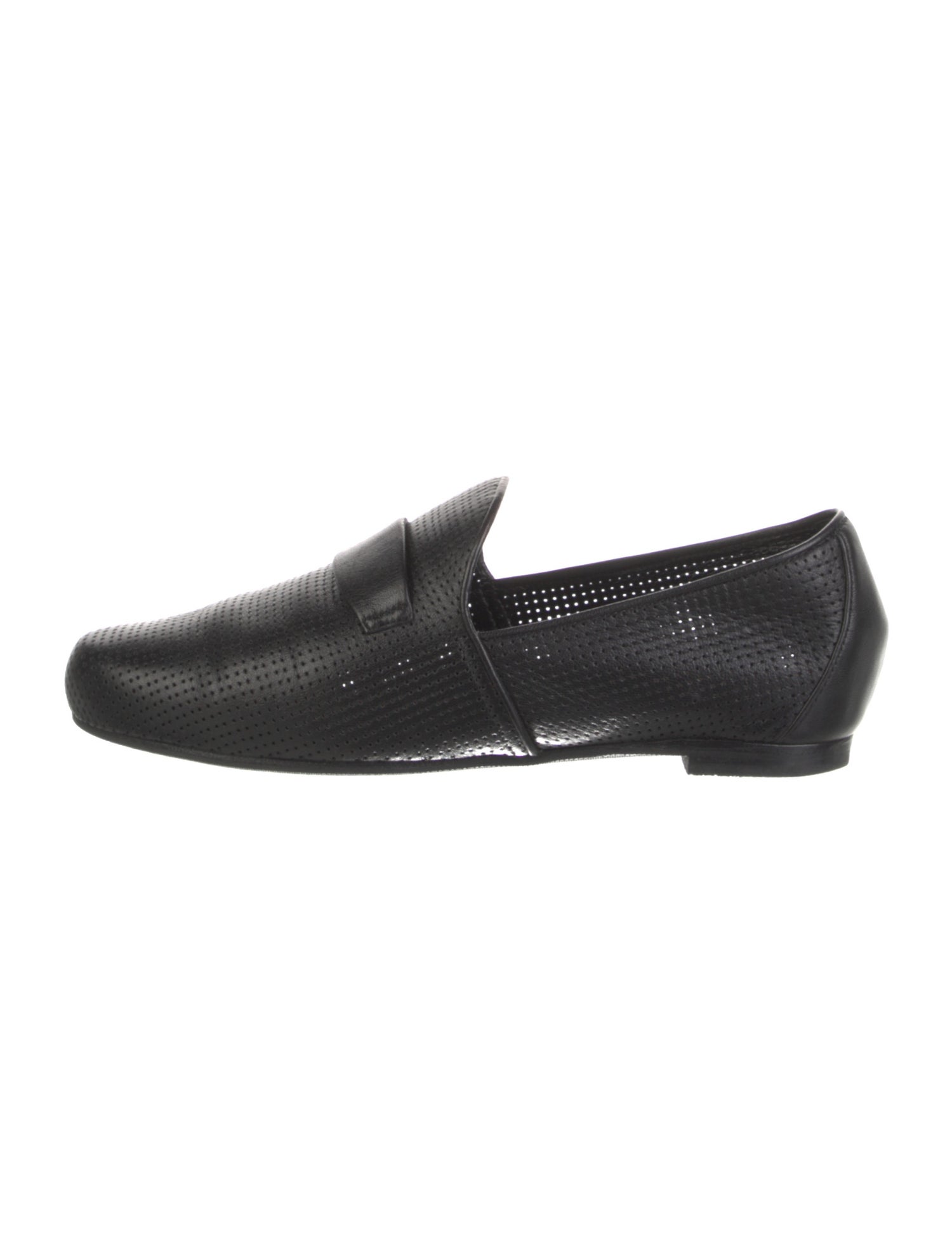 Tabitha Simmons Leather Lasercut Accents Loafers
