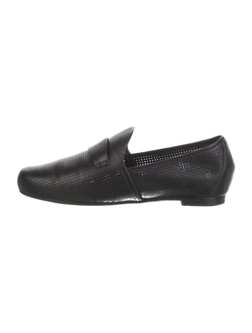 Tabitha Simmons Leather Lasercut Accents Loafers