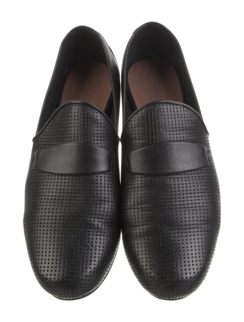 Tabitha Simmons Leather Lasercut Accents Loafers