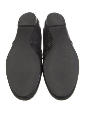 Tabitha Simmons Leather Lasercut Accents Loafers