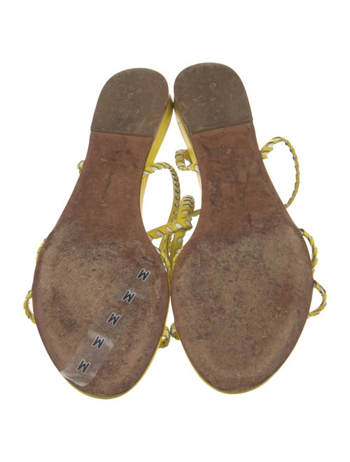 Tabitha Simmons Leather T-Strap Sandals