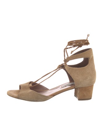 Tabitha Simmons Suede Gladiator Sandals