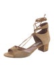 Tabitha Simmons Suede Gladiator Sandals