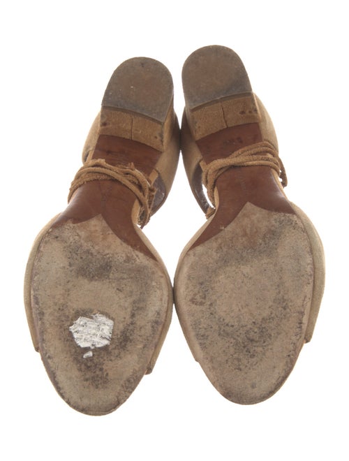 Tabitha Simmons Suede Gladiator Sandals