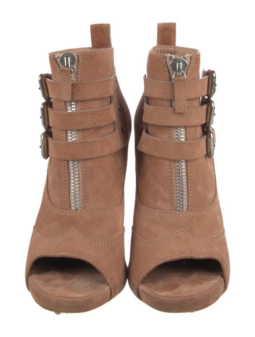 Tabitha Simmons Suede Lace-Up Boots