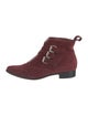 Tabitha Simmons Suede Combat Boots