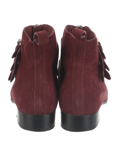 Tabitha Simmons Suede Combat Boots