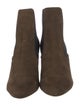 Tabitha Simmons Suede Colorblock Pattern Chelsea Boots