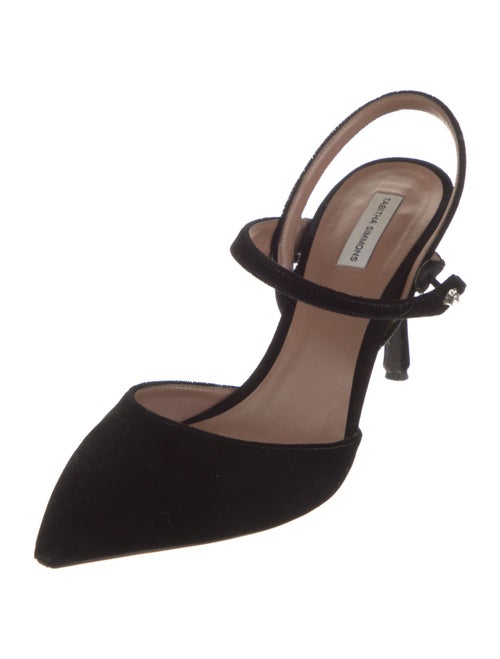 Tabitha Simmons Suede Slingback Pumps