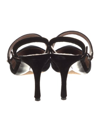 Tabitha Simmons Suede Slingback Pumps