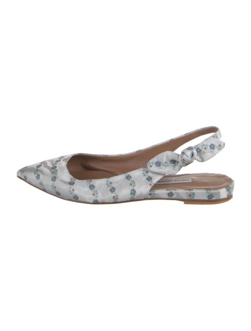 Tabitha Simmons Floral Print Slingback Flats