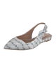 Tabitha Simmons Floral Print Slingback Flats