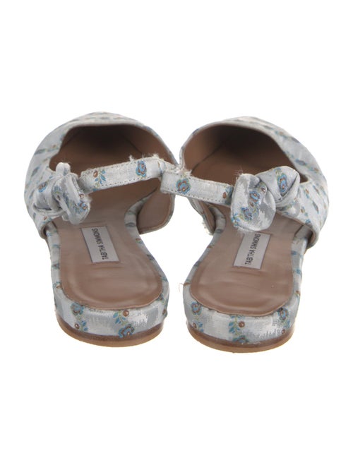 Tabitha Simmons Floral Print Slingback Flats