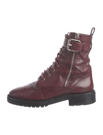 Tabitha Simmons Leather Combat Boots