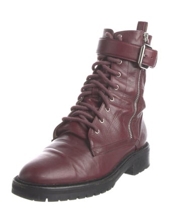 Tabitha Simmons Leather Combat Boots