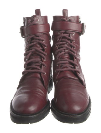 Tabitha Simmons Leather Combat Boots