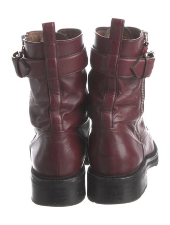 Tabitha Simmons Leather Combat Boots
