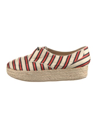 Tabitha Simmons Canvas Striped Espadrilles