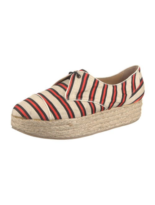Tabitha Simmons Canvas Striped Espadrilles