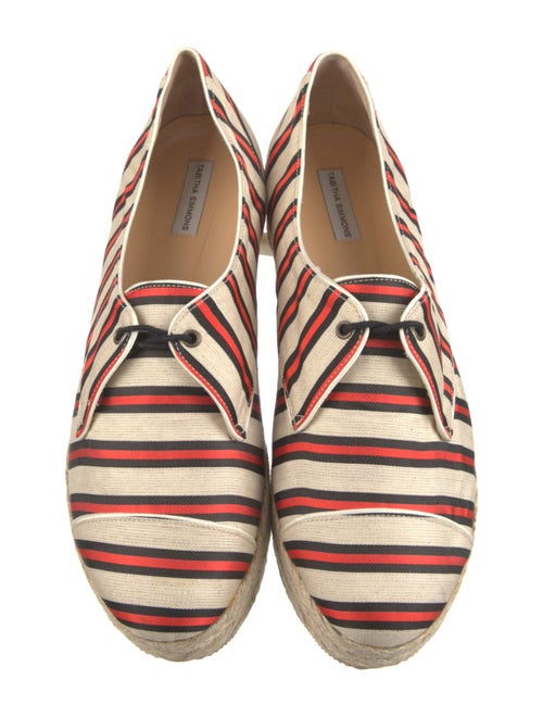 Tabitha Simmons Canvas Striped Espadrilles