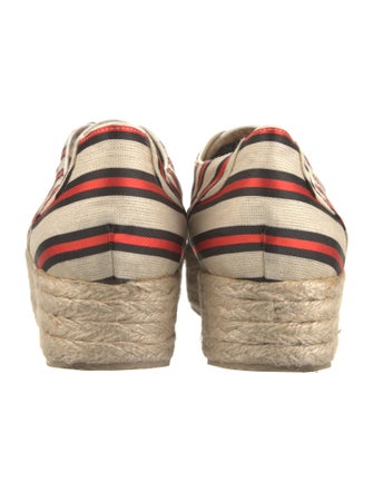 Tabitha Simmons Canvas Striped Espadrilles