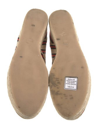 Tabitha Simmons Canvas Striped Espadrilles