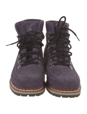 Tabitha Simmons Suede Lace-Up Boots