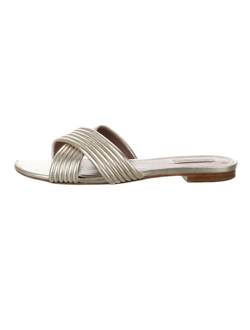 Tabitha Simmons Leather Slides