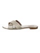 Tabitha Simmons Leather Slides