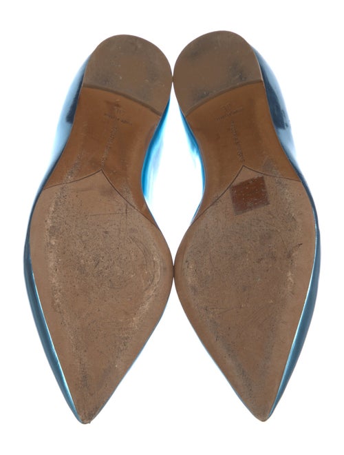 Tabitha Simmons Patent Leather Colorblock Pattern Ballet Flats