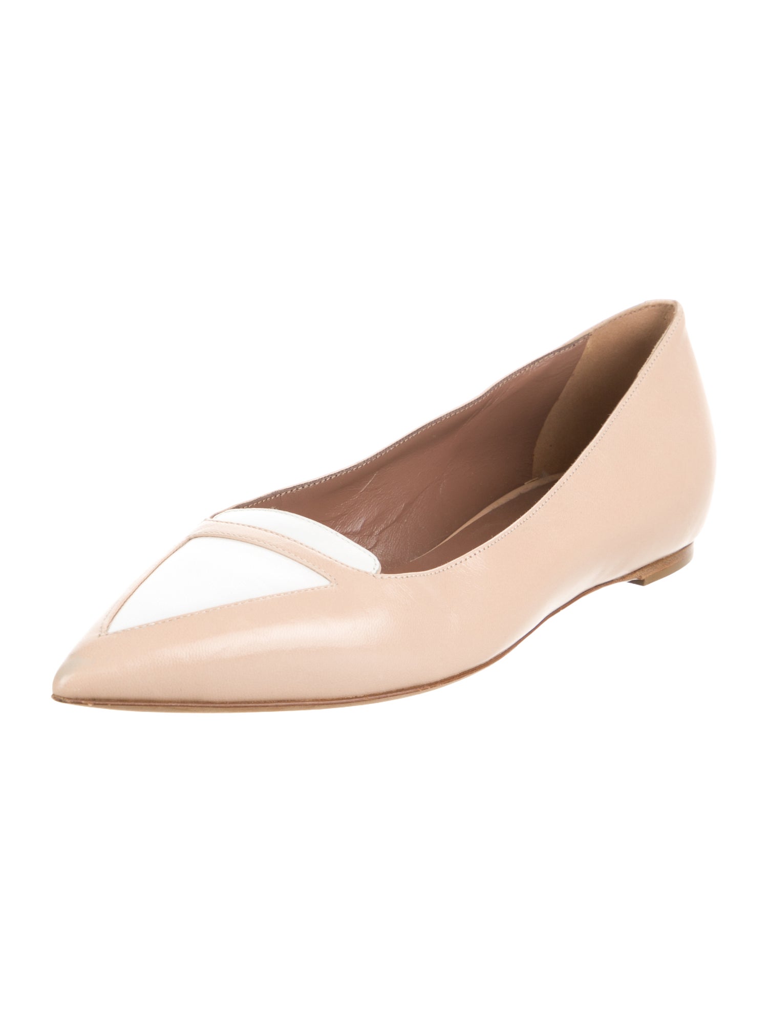 Tabitha Simmons Leather Ballet Flats