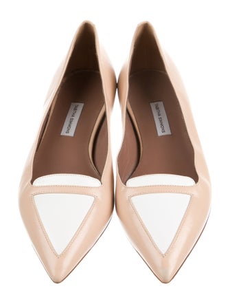 Tabitha Simmons Leather Ballet Flats