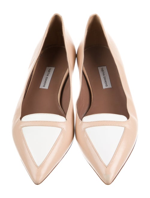 Tabitha Simmons Leather Ballet Flats