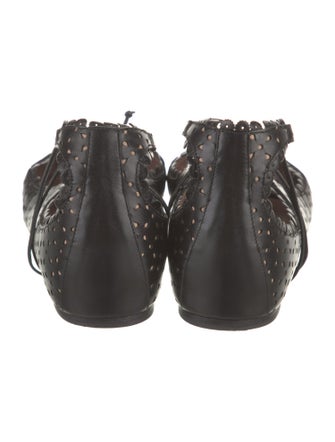 Tabitha Simmons Leather Ballet Flats