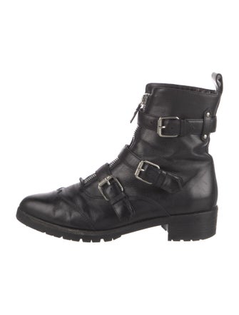 Tabitha Simmons Leather Combat Boots
