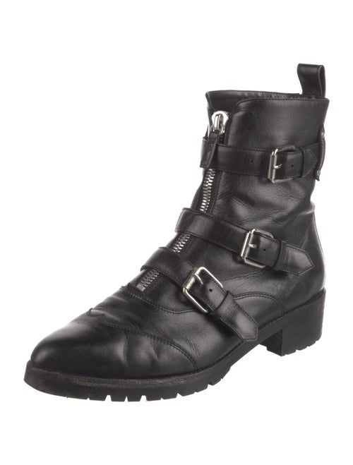 Tabitha Simmons Leather Combat Boots