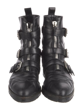 Tabitha Simmons Leather Combat Boots