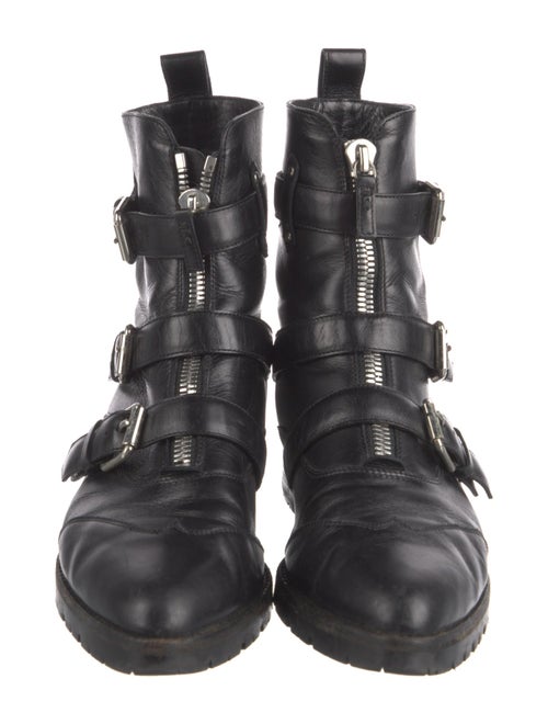 Tabitha Simmons Leather Combat Boots